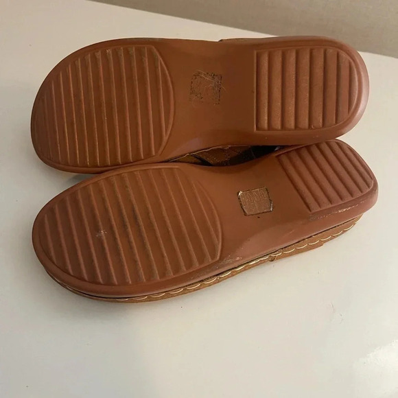 Faux suede sandals size 41 - Picture 6 of 8